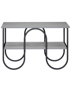Supporto TV 80 x 40 x 50 cm Sonoma grigio Legno multistrato 2