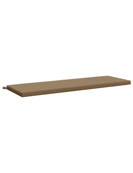 Cuscino per panchina SOEST 100% Poliestere Tortora