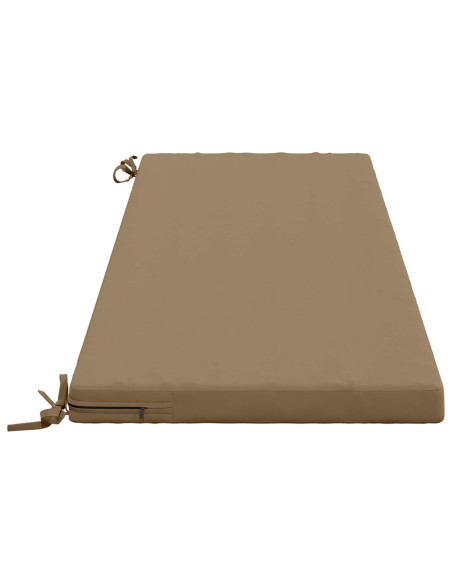 Cuscino per panchina SOEST 100% Poliestere Tortora