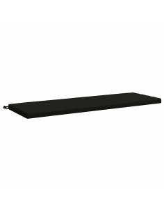 Cuscino per panchina SOEST 100% Poliestere Nero 140 x 50 x 5 cm 2