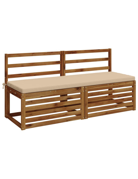 Cuscino per panchina SOEST 100% Poliestere Crema