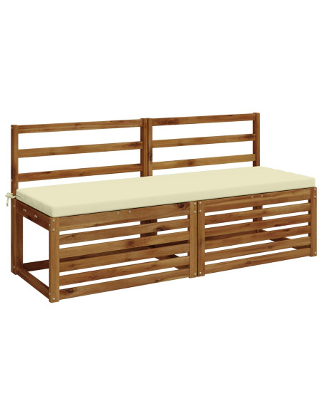 Cuscino per panchina SOEST 100% Poliestere Crema