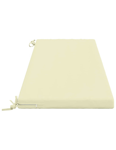 Cuscino per panchina SOEST 100% Poliestere Crema