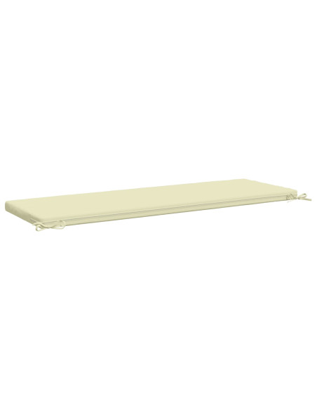 Cuscino per panchina SOEST 100% Poliestere Crema