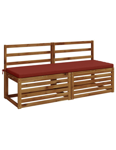 Cuscino per panchina SOEST 100% Poliestere Rosso