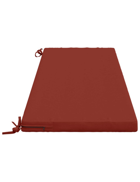 Cuscino per panchina SOEST 100% Poliestere Rosso