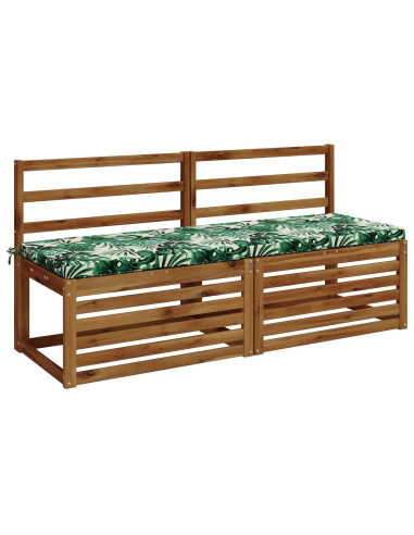 Cuscino per panchina SOEST 100% Poliestere Motivo a Foglie