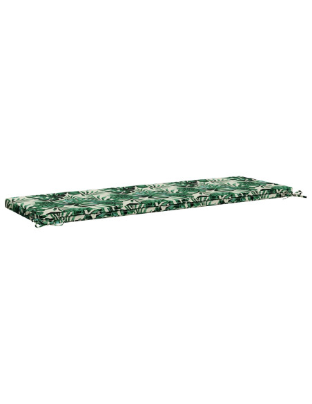 Cuscino per panchina SOEST 100% Poliestere Motivo a Foglie