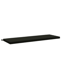 Cuscino per panchina SOEST 100% Poliestere Nero 140 x 50 x 5 cm 2