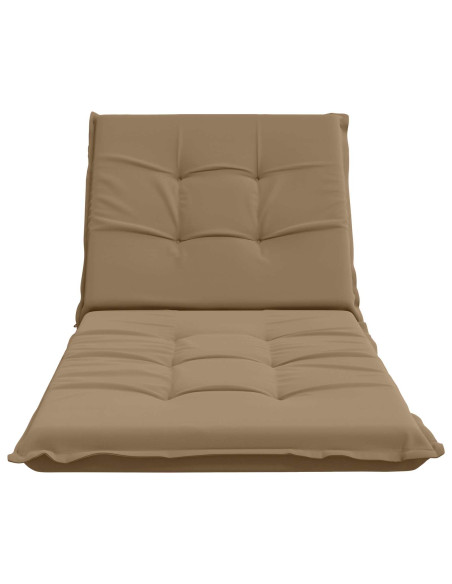 Cuscino per Lettino GEMERT 100% Poliestere Tortora