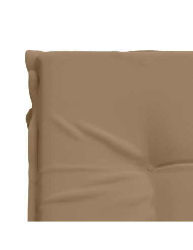 Cuscino per Lettino GEMERT 100% Poliestere Tortora
