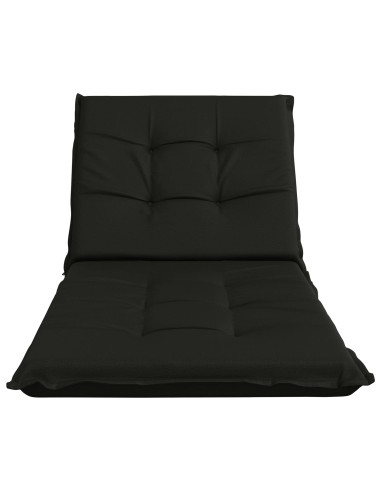Cuscino per Lettino GEMERT 100% Poliestere Nero 190 x 80 x 9 cm