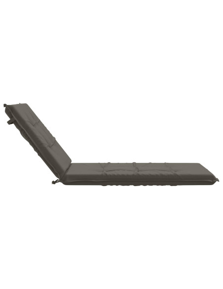 Cuscino per Lettino GEMERT 100% Poliestere Grigio