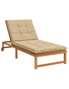 Cuscino per Lettino GEMERT 100% Poliestere Beige 2