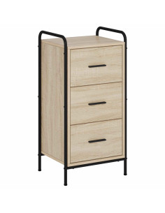 Credenza Rovere Sonoma 97 x 33 x 81 cm Legno ingegnerizzato