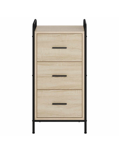 Credenza Rovere Sonoma 97 x 33 x 81 cm Legno ingegnerizzato