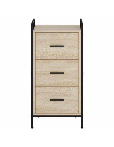 Credenza Rovere Sonoma 97 x 33 x 81 cm Legno ingegnerizzato