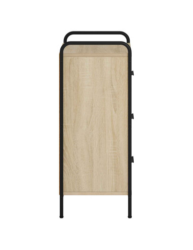 Credenza Rovere Sonoma 97 x 33 x 81 cm Legno ingegnerizzato