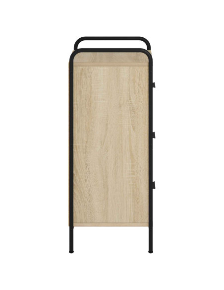 Credenza Rovere Sonoma 97 x 33 x 81 cm Legno ingegnerizzato