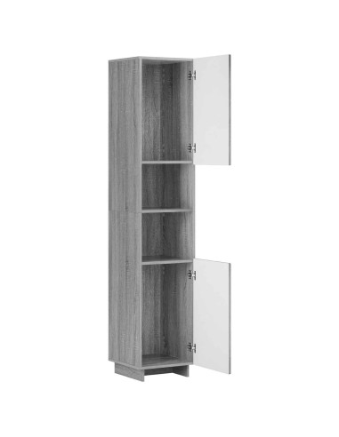 Mobile da bagno Sonoma grigio 36.5 x 38 x 180 cm