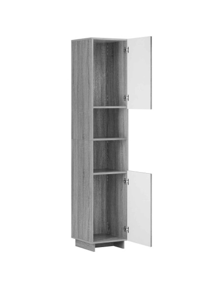 Mobile da bagno Sonoma grigio 36.5 x 38 x 180 cm