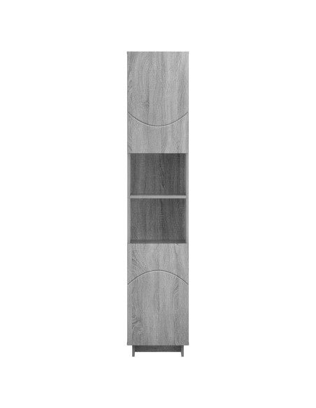 Mobile da bagno Sonoma grigio 36.5 x 38 x 180 cm
