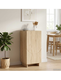 Credenza Rovere Sonoma 33,5 x 34,5 x 75 cm Legno ingegnerizzato