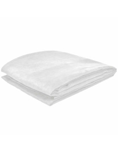 Fodera per divano in micro-camoscio crema 140 x 210 cm