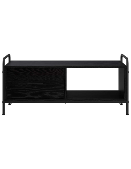 Tavolino da salotto Rovere Nero 90 x 49 x 41 cm