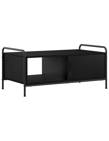 Tavolino da salotto Rovere Nero 90 x 49 x 41 cm