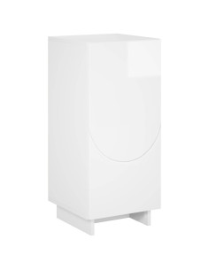 Credenza Bianco Lucido 33,5 x 34,5 x 75 cm Legno ingegnerizzato 2