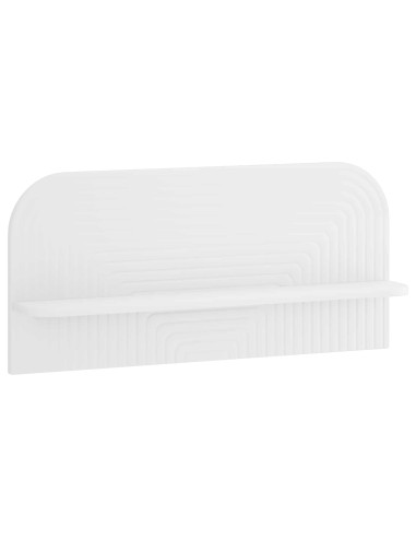 Scaffale da parete 2 pz Bianco 80.5 x 13.5 x 37.5 cm