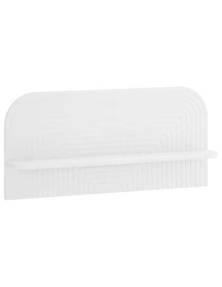 Scaffale da parete 2 pz Bianco 80.5 x 13.5 x 37.5 cm