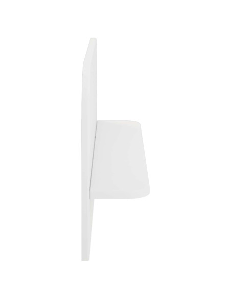 Scaffale da parete 2 pz Bianco 80.5 x 13.5 x 37.5 cm