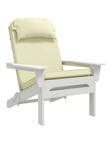 Cuscino per Lounger Sole 100% Poliestere Crema 55 x 124 x 5 cm