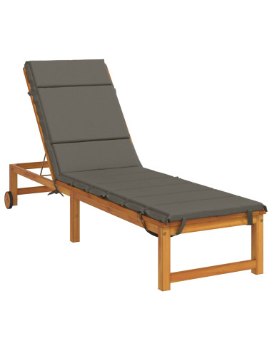 Cuscino per Lettino GEMERT 100% Poliestere Grigio