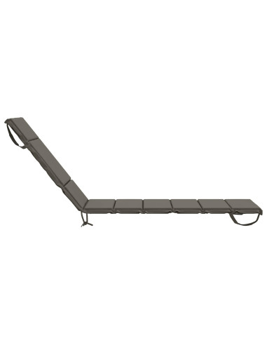 Cuscino per Lettino GEMERT 100% Poliestere Grigio