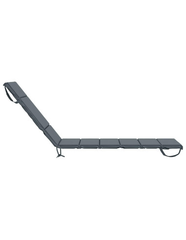 Cuscino per Lettino GEMERT 100% Poliestere Blu 200 x 50 x 3 cm
