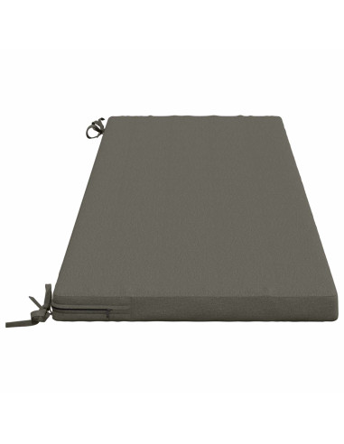 Cuscino per panchina SOEST 100% Poliestere Grigio