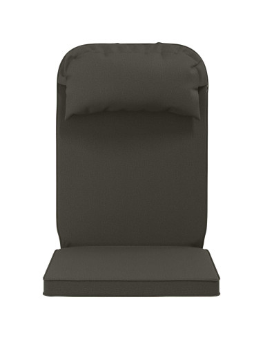 Cuscino per Lounger Sole 100% Poliestere Antracite