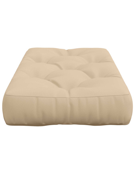 Cuscino per Pallet VIANEN 100% Poliestere Crema