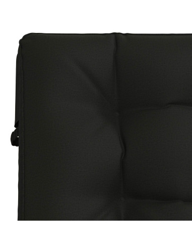 Cuscino per Lettino VIANEN 100% Poliestere Nero 200 x 70 x 8 cm