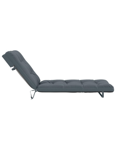 Cuscino per Lettino VIANEN 100% Poliestere Blu 200 x 80 x 8 cm