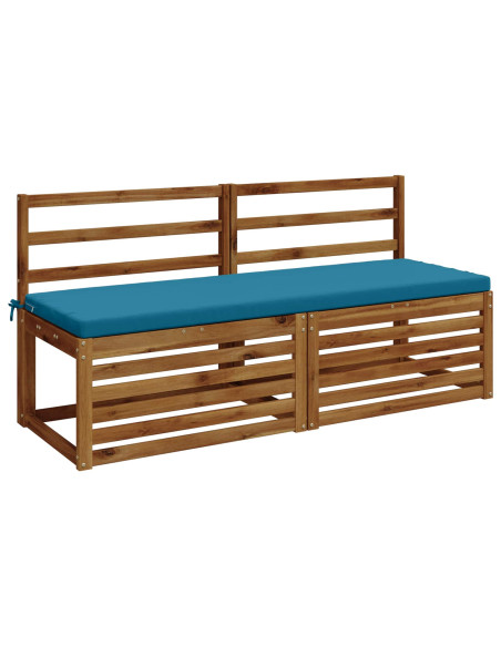 Cuscino per panchina SOEST 100% Poliestere Azzurro