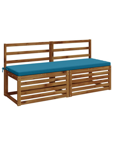 Cuscino per panchina SOEST 100% Poliestere Azzurro