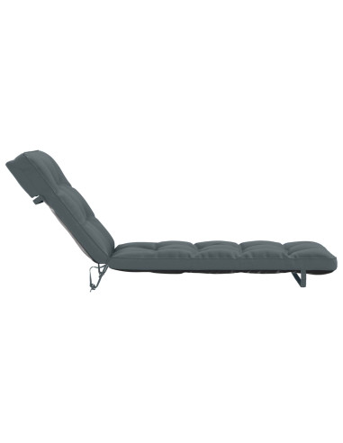 Cuscino per Lettino VIANEN 100% Poliestere Blu 200 x 50 x 8 cm