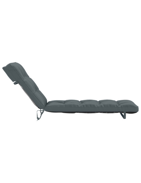Cuscino per Lettino VIANEN 100% Poliestere Blu 200 x 50 x 8 cm