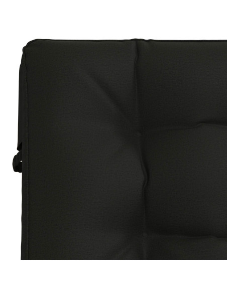 Cuscino per Lettino VIANEN 100% Poliestere Nero 200 x 80 x 8 cm