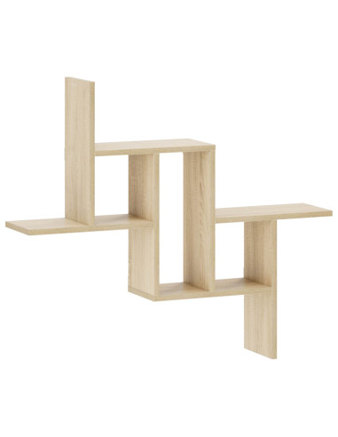 Scaffale da parete Rovere Sonoma 87 x 17 x 75 cm