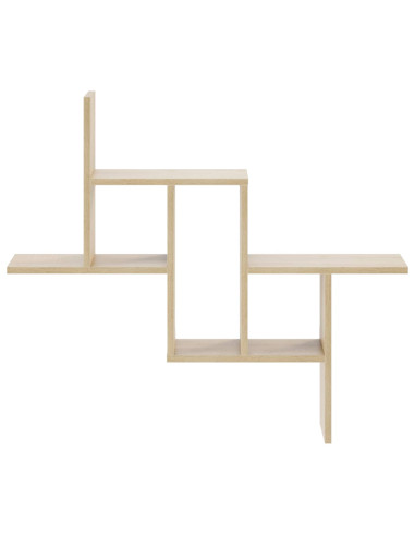 Scaffale da parete Rovere Sonoma 87 x 17 x 75 cm